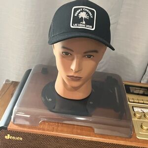 Black Mesh Cap with  Kenny Chesney 2025 Las Vegas Patch